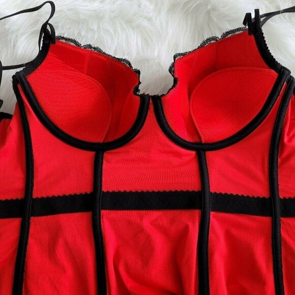 Millesia Luxury French Lingerie Bustier & Garter M - Picture 11 of 12